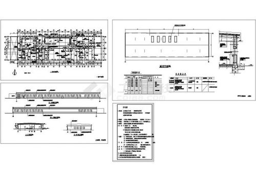 食品加工廠框架結(jié)構(gòu)廠房CAD全套建筑施工圖設(shè)計解析